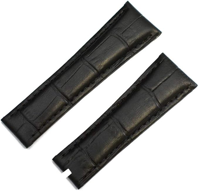 Amazon Co Jp 輸入王オリジナル 時計パーツ ロレックスと互換性あり デイトナ用 社外品 革ベルト 型押しクロコ ブラック バックル側 切込 服 ファッション小物