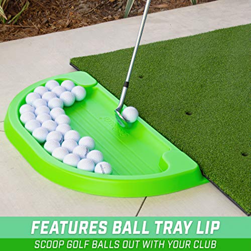 GoSports AllWeather Golf Ball Tray, Great Accessory for Home Practice