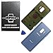 CELL4LESS Compatible Back Glass Cover Back Battery Door w/Pre-Installed Adhesive Replacement for Samsung Galaxy S9 OEM - All Models G960 All Carriers- 2 Logo - OEM Replacement (Blue)