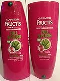 Garnier Fructis - Full & Plush - For Visibly Fuller, Thicker Hair - Fortifying Shampoo & Conditioner Set - Net Wt. 25.4 FL OZ (750 mL) Each - One Set