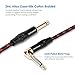 DREMAKE 3 Foot Professional Instrument Cable, Guitar Cable for Speaker Bass Keyboard 1/4