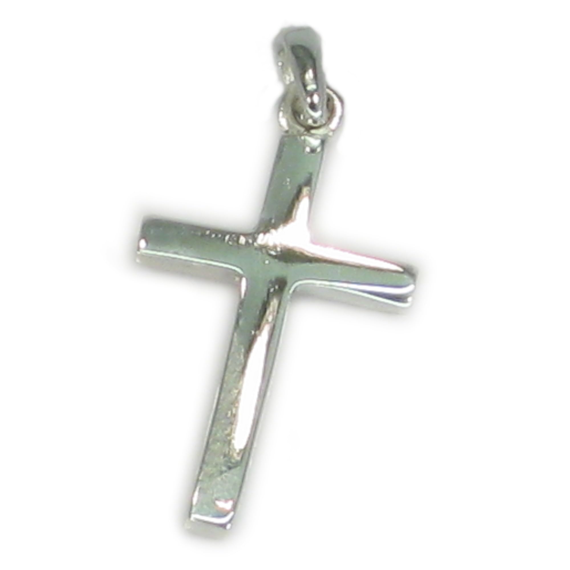 Plain cross sterling silver pendant .925 x 1 Holy crosses