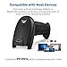 HooToo Bluetooth Barcode Scanner 2 in 1 Wireless and Wired 1D Bar Code Scanners with 32-bit Processor,750mAh Rechargeable Battery, Compatible with Inventory Systerms, MAC OS, iOS, Windows, Android