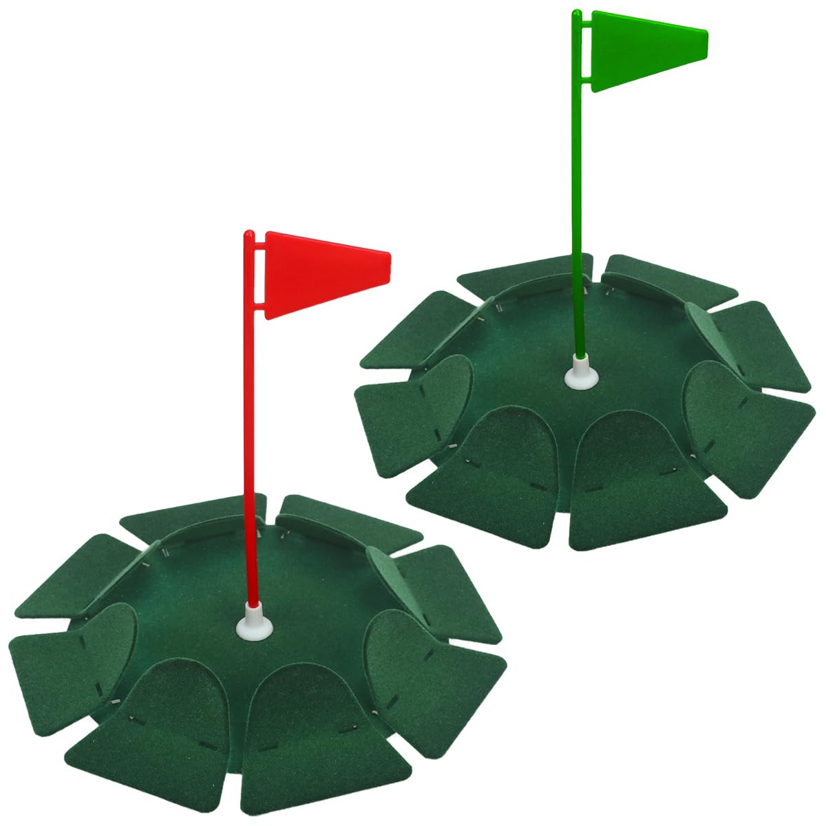 Photo 1 of HOW TRUE 2 PCS All-Direction Golf Putting Cup Golf Practice Hole Cup Surface Flocking for Office Indoor Outdoor Practicing