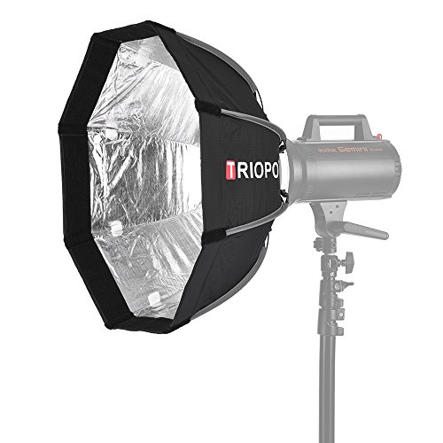 Andoer 55cm Faltbare 8-polige Octagon Studioblitz Softbox mit weichem Tuch Tragetasche Bowens Mount für Studio Strobe… – Bild 8