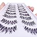 ALICROWN GREEN Natural Mutipack False Eyelashes 10 Pairs Fake Lashes