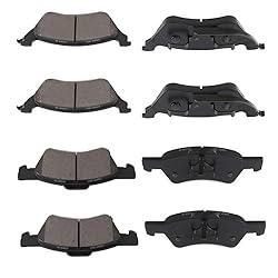 cciyu D857 D858 Front & Rear Semi-Metallic Disc