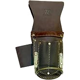 Zeluga 20-506 5 Pocket Pliers &amp; Hammer Holder, ⁠Top Grain Oil-Tan Leather Tool Pouch, Fits 3 inch Belt
