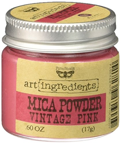 Prima Marketing Finnabair Art Ingredients Mica Powder, 0.6 oz, Vintage Pink
