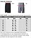 Greatrees Men's Big & Tall Elastic Waist Fleece Cargo Shorts Navy 5X