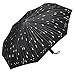 Plemo Automatic Umbrellas, Windproof Compact Folding Umbrellas with Anti-Slip Rubberized Grip, for Business and Travels or Summer Wedding Gifts (Raindrop)