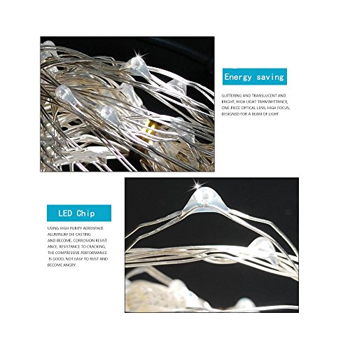 image for WD 33ft/10m Starry Fairy String Light Decor Rope Lights For Seasonal D