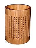 Totally Bamboo Lattice Utensil Holder 100% Premium Organic Bamboo - Saving Precious Counter Spaces, Meeting your Kitchen Tool + Gadget Organization needs &amp;/or You can either Make it THE perfect gift. (Kitchen)