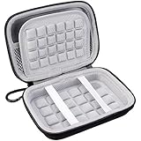 Lacdo Hard EVA Shockproof Carrying Case Bag for Seagate Expansion, Wireless Plus / WD My Passport Wireless / Toshiba Canvio Basics / Transcend StoreJet M3, Portable External Hard Drive (Large Size)