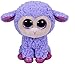 Carl etto Ty 36171 – Lavender Glitter Eye, Glub Sliding Beanie Boo's, Easter Limited Lamb, 15 cm, Purple