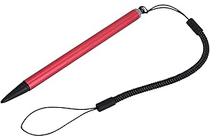 Resistive Stylus Pen, Hard Tip Screen Touch Pen with Spring Rope, Compatible with POS PDA Car Navigator Industrial PC Resisti