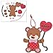 Valentine's Day Bears Craft Kit | Picture Frame, Love Sign, Paper Plate Kit & Beary Kit | Kids DIY Classroom Exchange DayCare Home School Art Project Gift Decoration | 4 Fun Boys & Girls Kits.