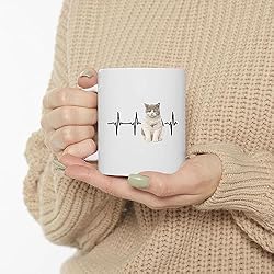 White Fawn British Shorthair Cat Heartbeat Lifeline