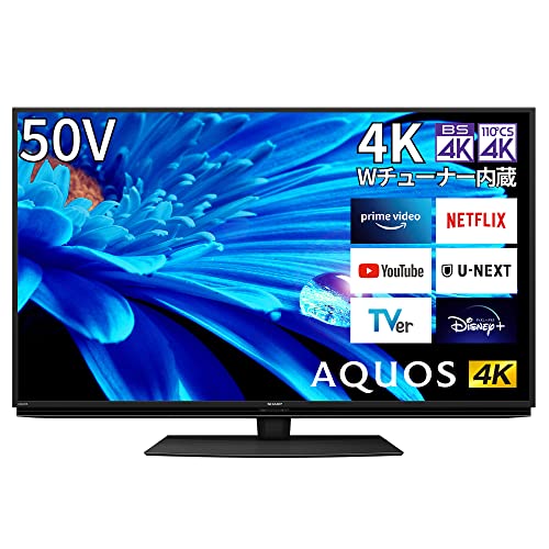 シャープ 50V型 4K 液晶 テレビ AQUOS 4T-C50EN2 N-Blackパネル 倍速液晶 Google TV (2022年モデル)商品画像
