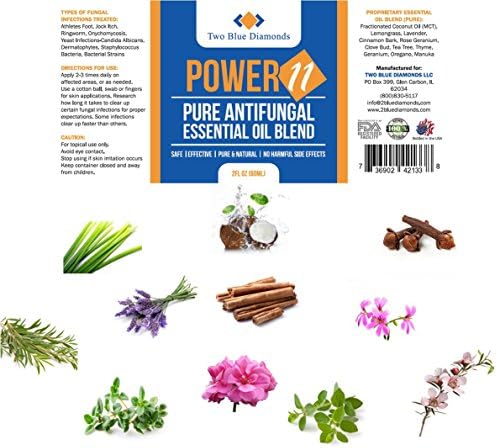 Most Potent Powerful Antifungal Antibacterial Pure Essential Oil Treats Athletes Foot, Jock Itch, Ring Worm, Onychomycosis, Yeast Infection, Dermatophytes,Staphylococcus, Bacteria
