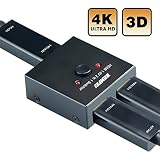 HDMI Switch 4K HDMI Splitter, BENFEI HDMI Switcher 2 Input 1 Output, HDMI Switch Splitter 2 x 1/1 x 2. Supports 4K 3D HD 1080P for Xbox PS4 Roku HDTV