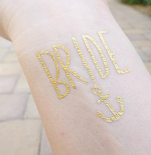 Bride Anchor Tattoo, Matching Brides Mates Anchor Bachelorette Party Tattoos
