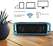 Portable Bass Dual Stereo Speaker Wireless Bluetooth Speaker Support Handsfree FM Radio AUX USB TF Card Mic for IOS Android Phone (Blue&Black)