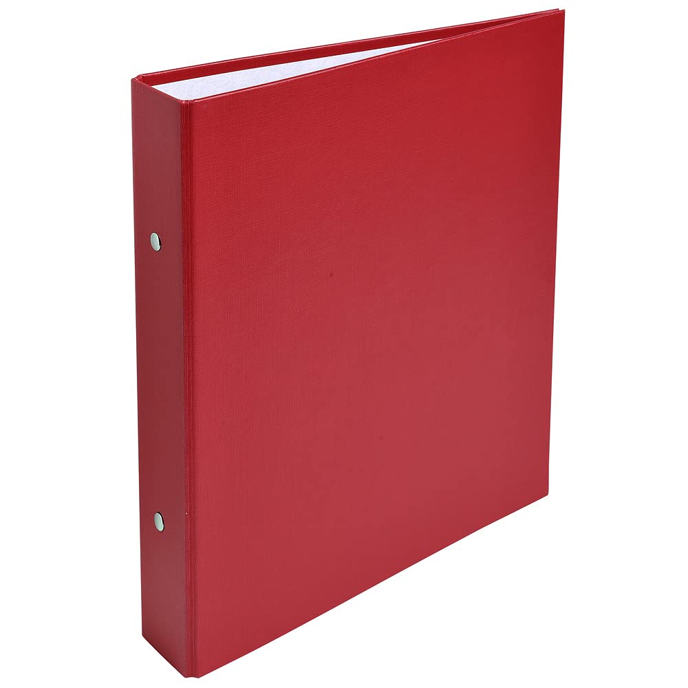 Exacompta - Ref. 51075E - Rigid PP binder - 2 round rings, diameter 25 mm - Spine 40 mm - External dimensions: 23x21 cm - A5 file format - Colour: red