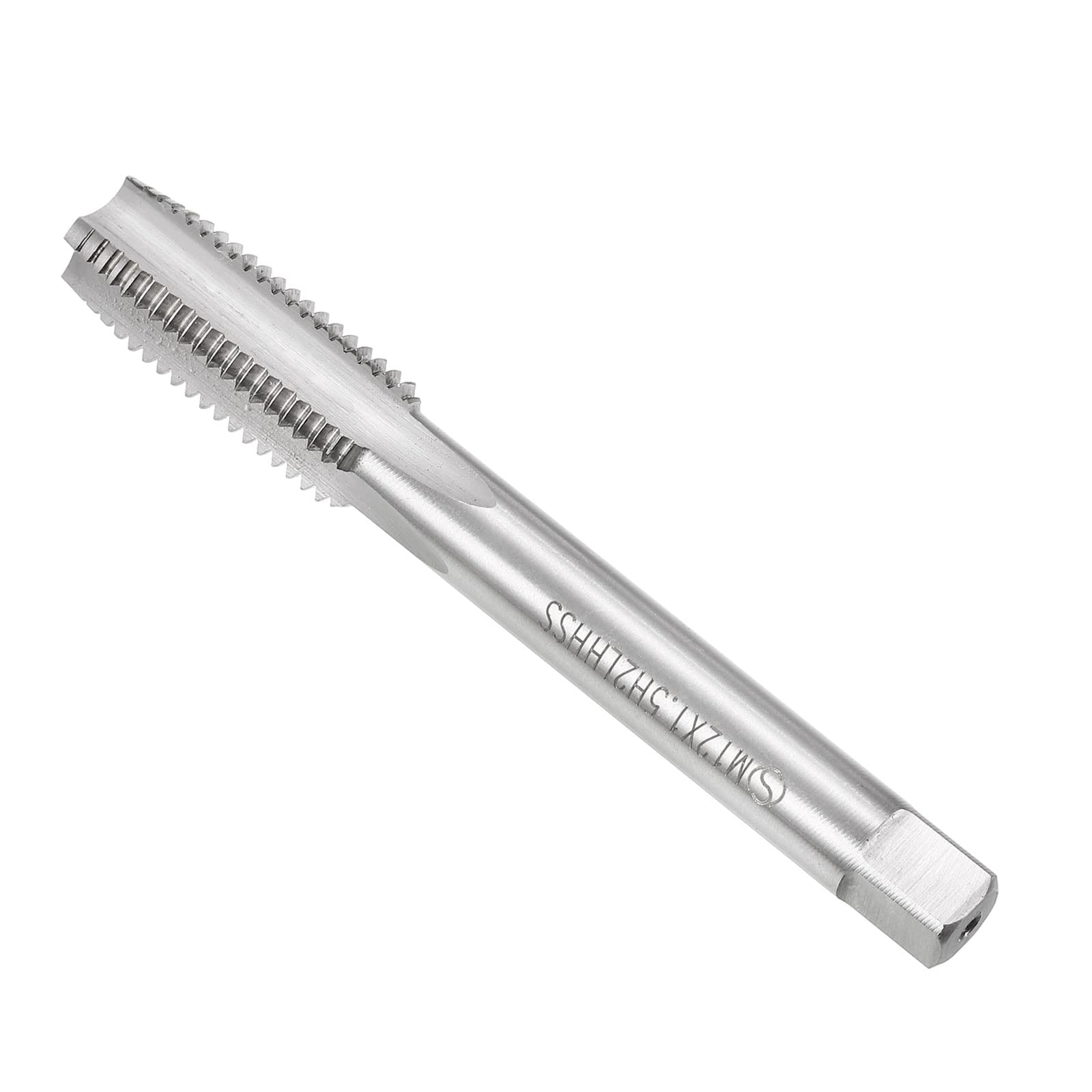 CoCud Thread Milling Taps, Metric M12 x 1.5 Thread H2, High Speed Steel Machine 4 Straight Flutes Left Hand Screw Threading - (Applications: for Tapping Drilling Machine), 1-Piece — image 1