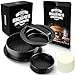 MiiKO Stuffed Burger Press with 20 Free Burger Patty Papers and Recipe E-Book - 3 in 1 Burger Press/Slider Press/Hamburger Maker