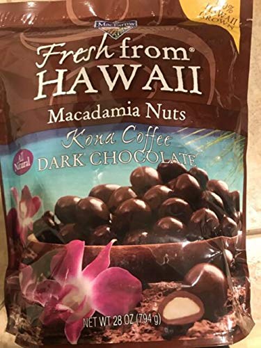 MacFarms Hawaiian Kona Coffee Dark Chocolate Macadamias (1) - Thumbnail 3