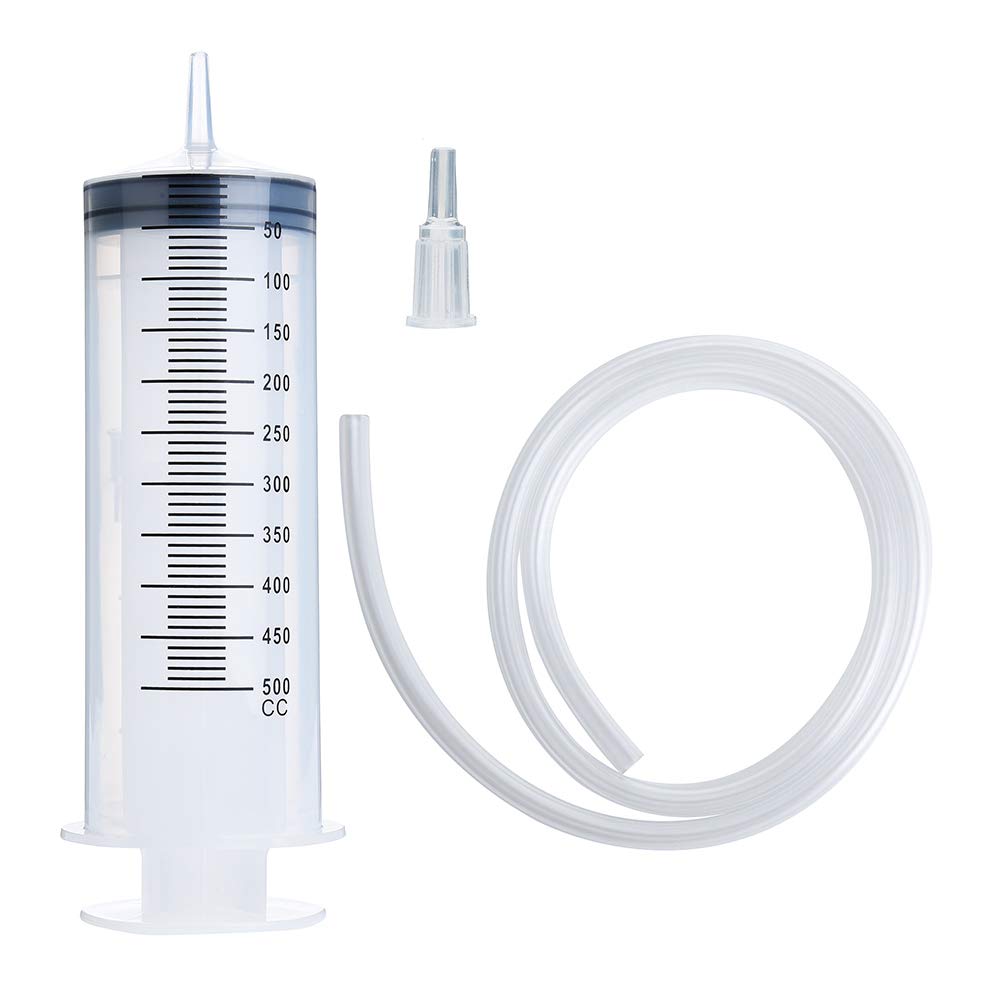 500ml Large Syringe with Tube, Sterile and Individual Sealed, Plastic