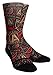 Rock'em Apparel MLS Atlanta United FC Logo Sketch Custom Athletic Crew Socks, Small/Medium, Red