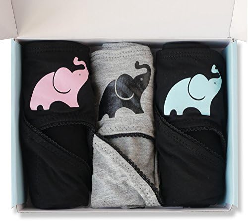 New 3 Pack Natural Bamboo Skin-Friendly Absorbent Menstrual Period Panty Incontinence - Elephant