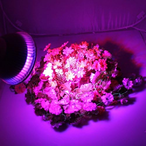 LED Grow Lights Bulb, 15W E27 Grow Lights Bulb 10 RED Leds 5 Blue Leds for Indoor Plants,Flower Plant Hydroponics System