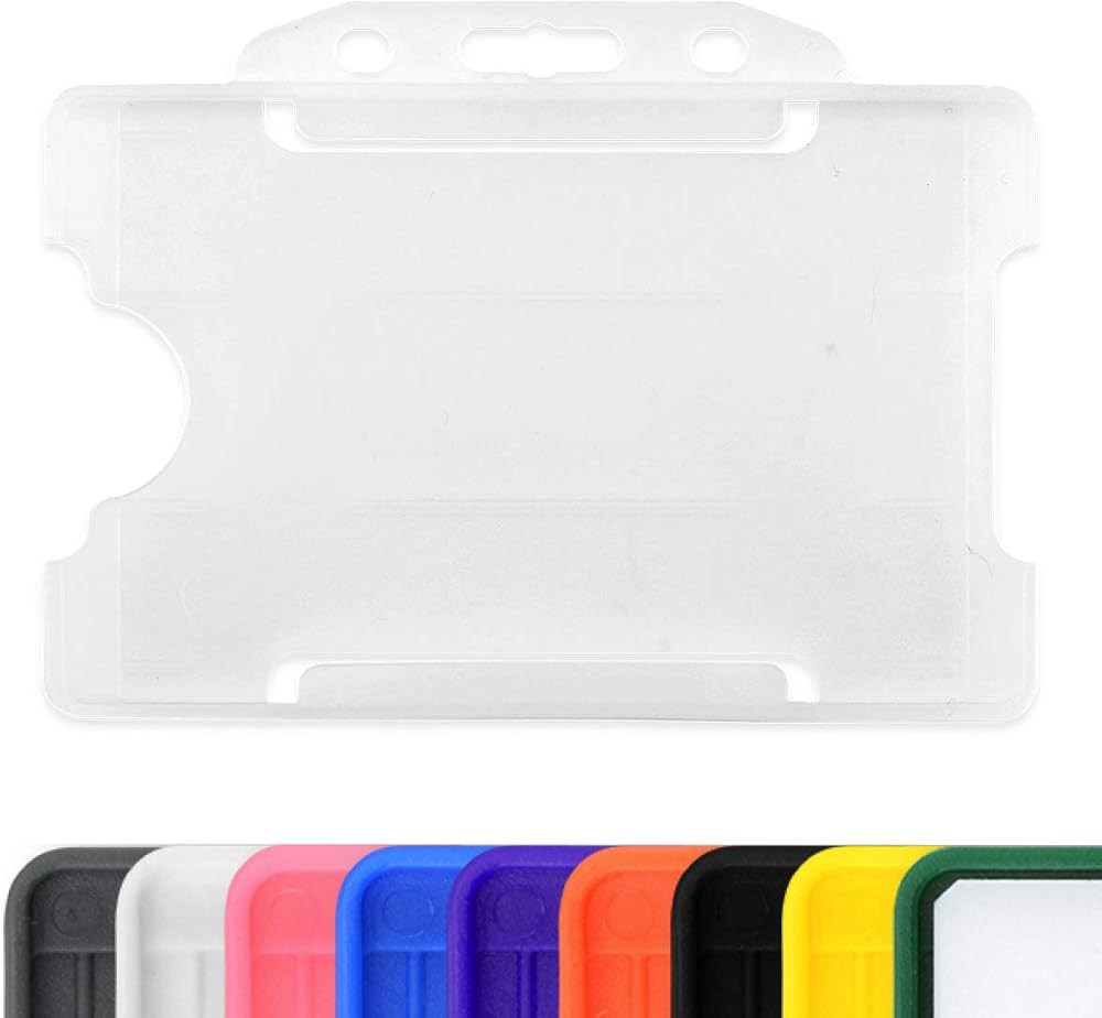 CKB LTD 10x Single Sided Rigid ID Card Holder 86x54mm Open Faced