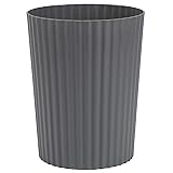 JiatuA Small Trash Can Plastic Wastebasket Round