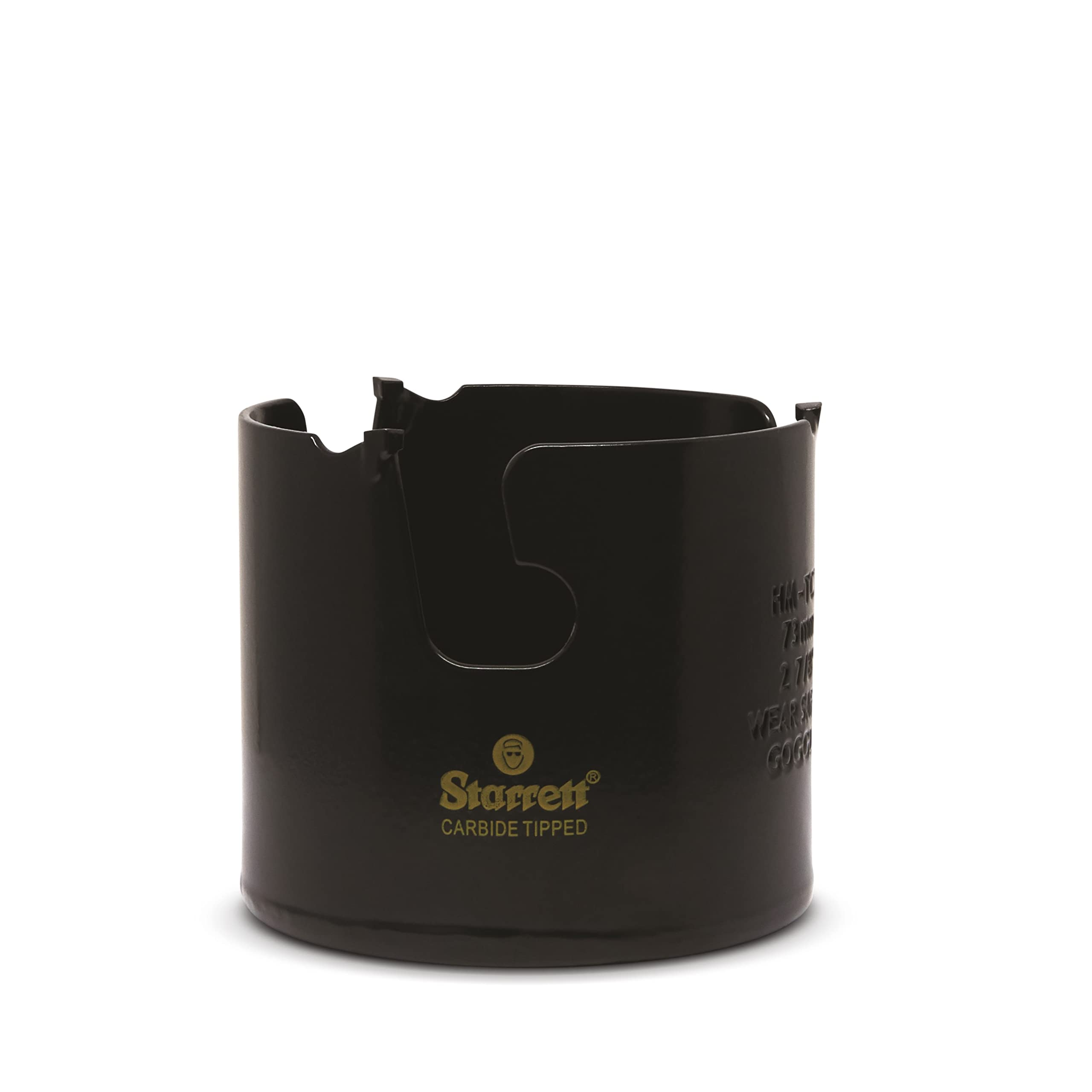 Starrett Tungsten Carbide Tipped Holesaw - MPH0278 Multi Purpose Cut TCT Hole Saw Cutter - For Wood MDF Plastics Ceramic Wall Tiles - 73mm