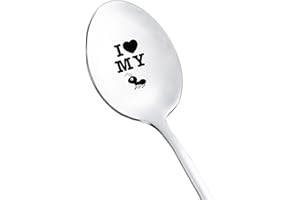 Best Aunt Auntie Gifts Spoons for Women Birthday Christmas Gift for Auntie Aunt Gifts from Niece Nephew I Love My Aunt Spoon 