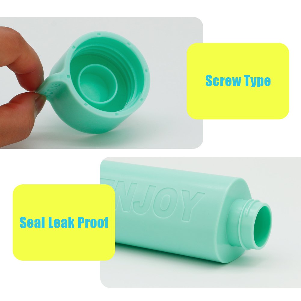 Trinkflasche Wasserflasche Auslaufsicher BPA Frei für Outdoor, Sport, Schule, Fitness und Fitnessstudio 500ML, Grün