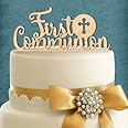 [USA-SALES] Catholic Cake Toppers Selection, Baptism Christening Decorations, A Child of God", God Bless", First Communion" Usa-Sales Seller