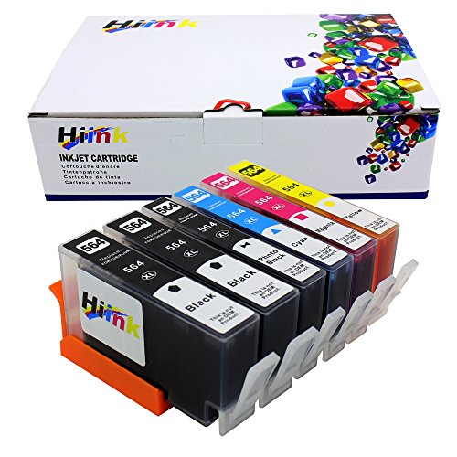 HI INK 6 Pack 564xl ink cartirdge Replacement For HP 564XL ink used in HP Photosmart 5520 6520 7520 5510 6510 7510 7525 B8550 C6380 D7560 Premium C309A C410 Officejet 4620 Deskjet 3520