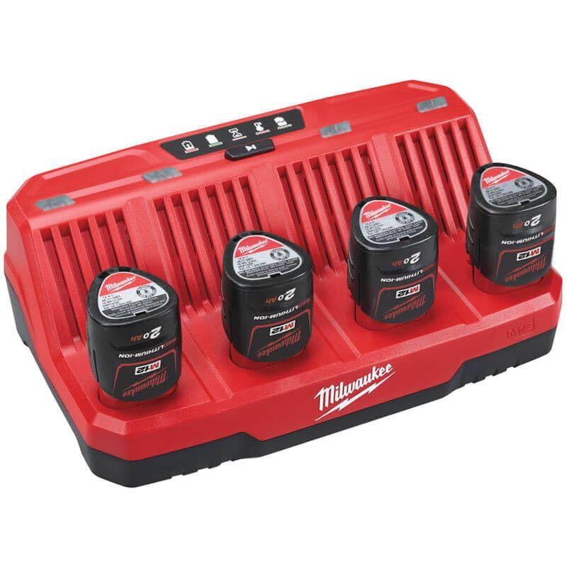 Milwaukee M12C4 M12 4 Bay Multi Charger