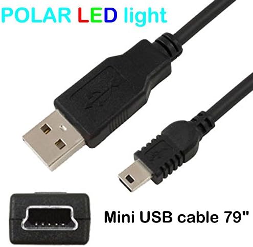 Mini USB cable 79" ( 6.5 feet ) , 2 meters, for aluminium LED sign, Old GPS devices