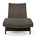 Christopher Knight Home Thira Outdoor Wicker Chaise Lounges with Aluminum Frame, 2-Pcs Set, Mix Mocha