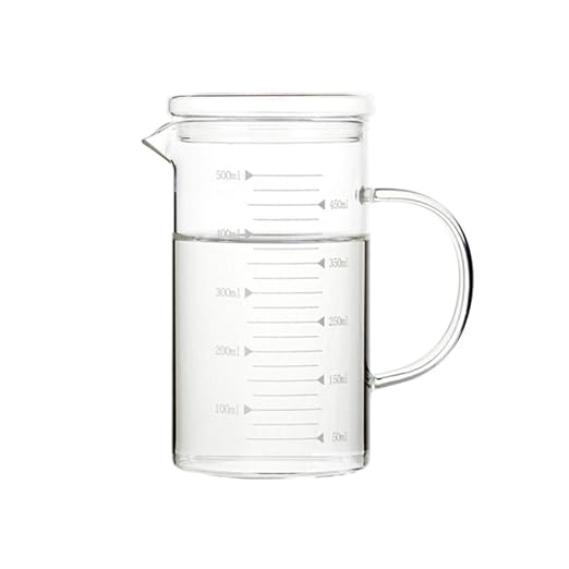 YXIAOn Vaso de vidrio resistente al calor Vaso, con taza de ...