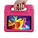 NEWSTYLE Samsung Galaxy Tab 4 7.0 Shockproof Light Weight Kids Case Super Protection Cover Handle Stand for Children for Galaxy Tab 4 7-inch SM-T230 SM-T231 SM-T235 - Rose (Not Fit Other Models)