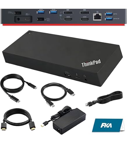 Amazon.com: Lenovo USA ThinkPad Thunderbolt 3 Dock Gen 2 135W