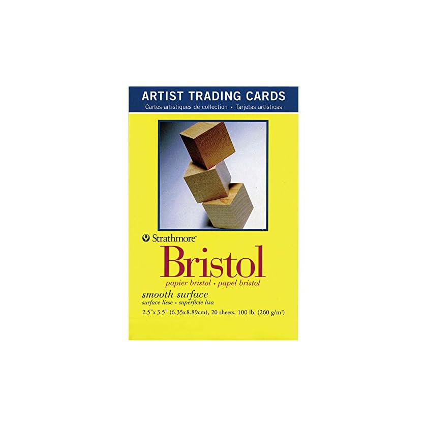 Strathmore 300 Series Bristol Artist Trading Cards, Smooth Surface, 20