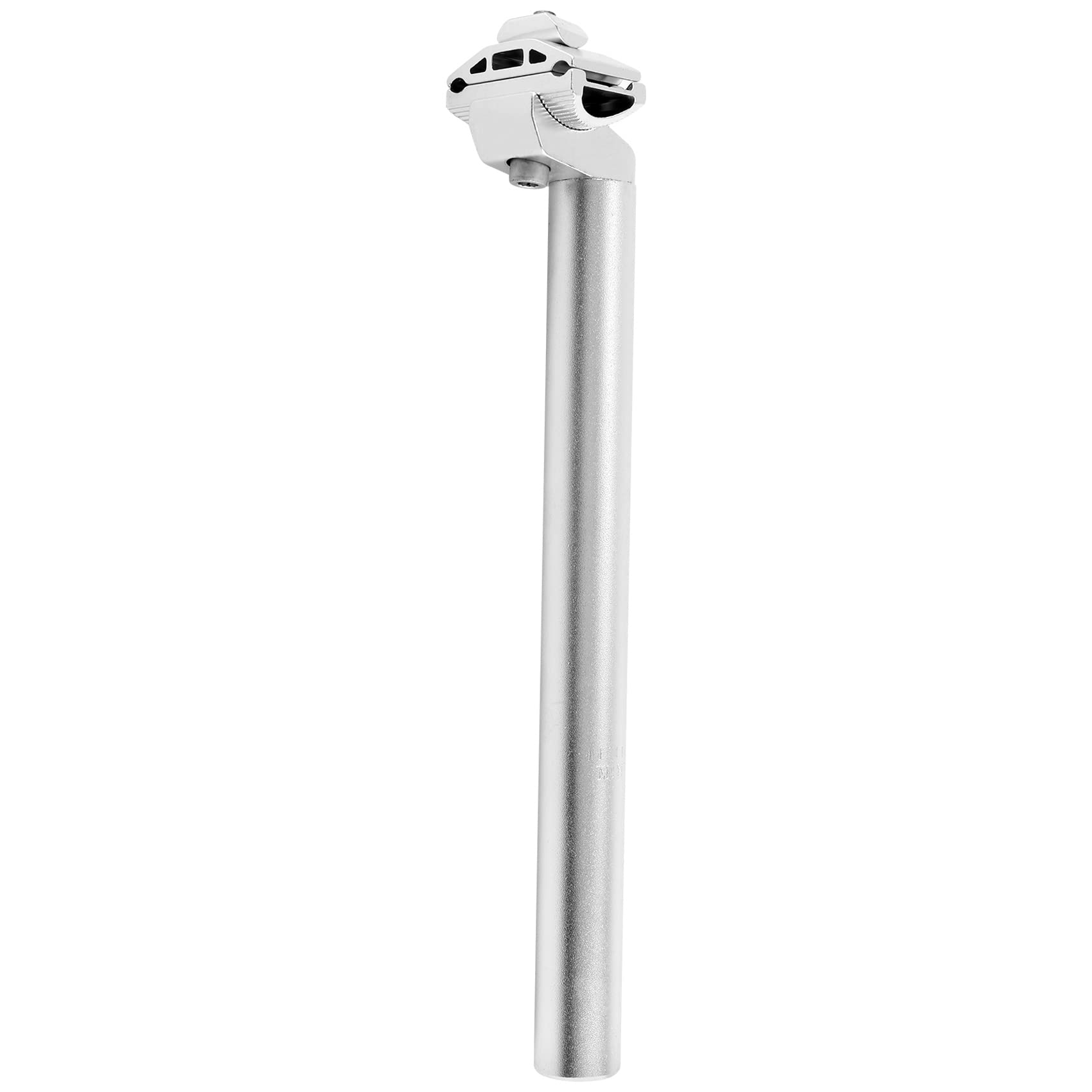 Kaneorooir Bicycle Seatpost 27.2mm Aluminium Alloy Seat Post with Adjust Clamp for Mountain Bike Road Track 27.2X300mm,Silver